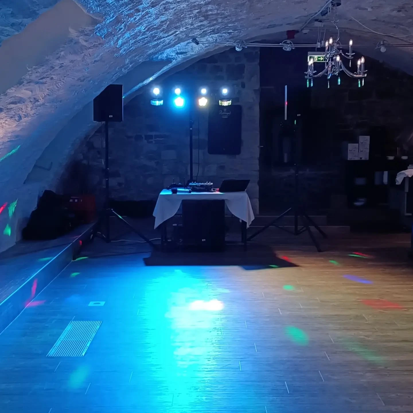 Musikanlage auf einer Veranstaltung